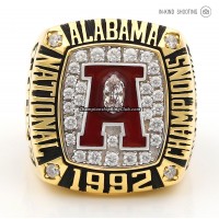 1992 Alabama Crimson Tide National Championship Ring/Pendant(Premium)